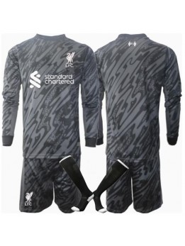 Liverpool Målvakt Replika Hemmakläder Barn 2024-25 Långärmad (+ byxor)